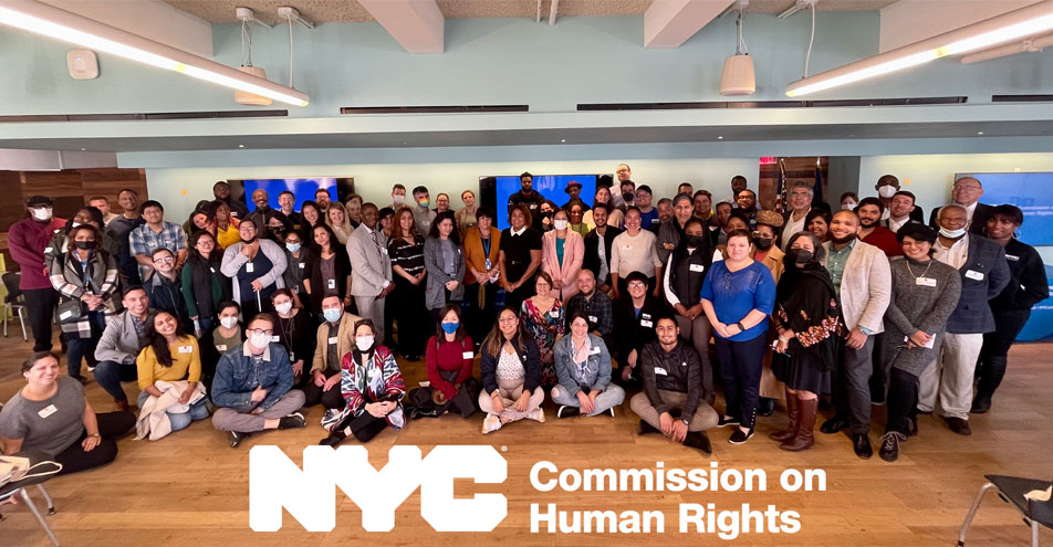 A group photo of all members in the Commission on Human Rights agency.