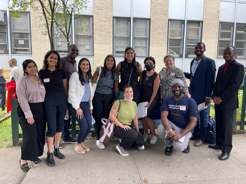 A A F S C, Racial Justice Commission & C E C staff &  community leaders at ribbon cutting ceremony