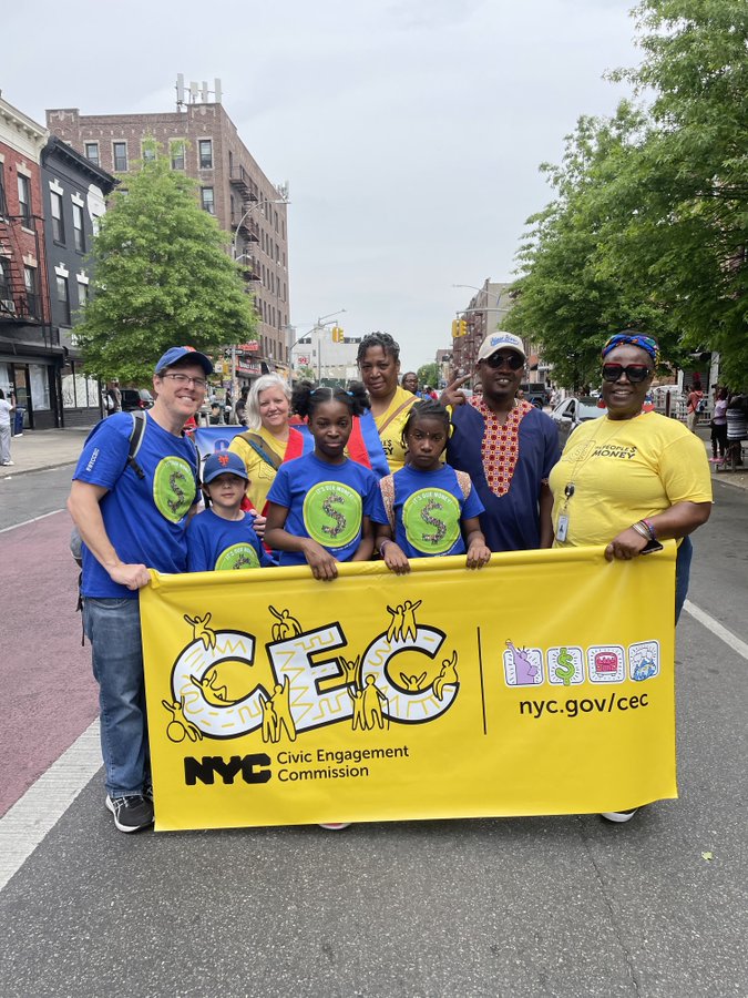 Mayor Eric Adams with Dr. Sarah Sayeed interacting with attendees