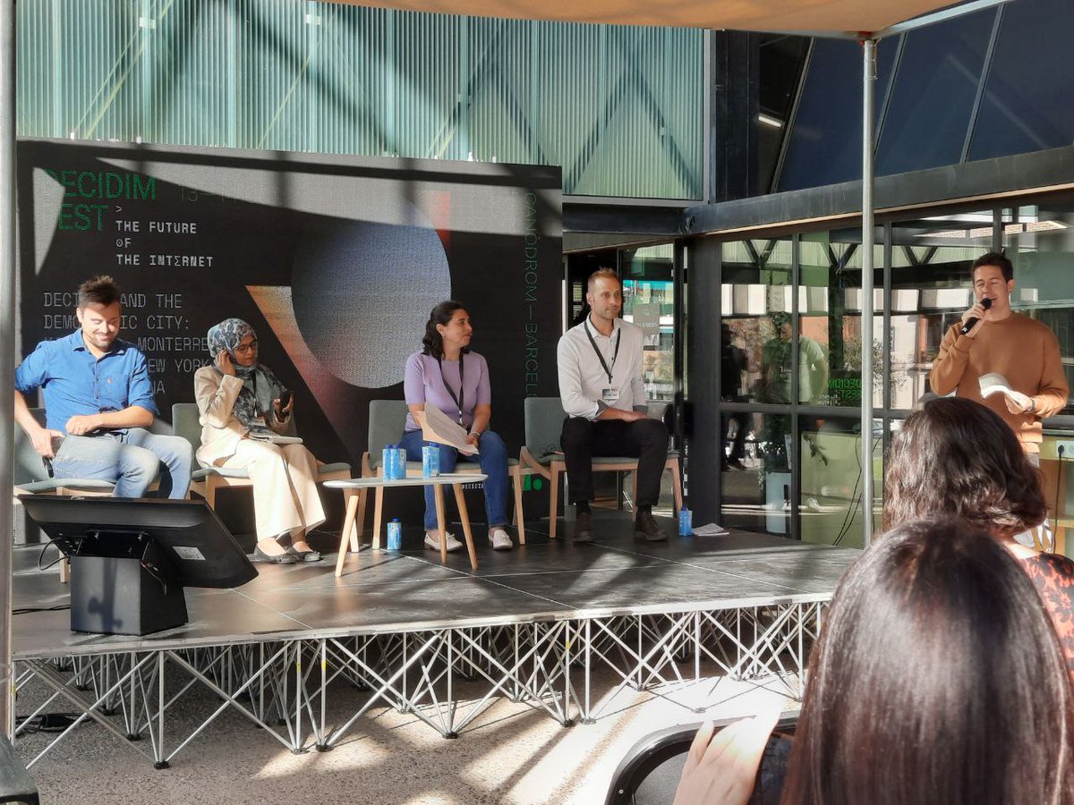 Panelists at the Decidem Fest