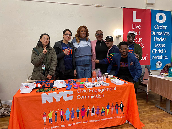 CEC outreach staff with partners