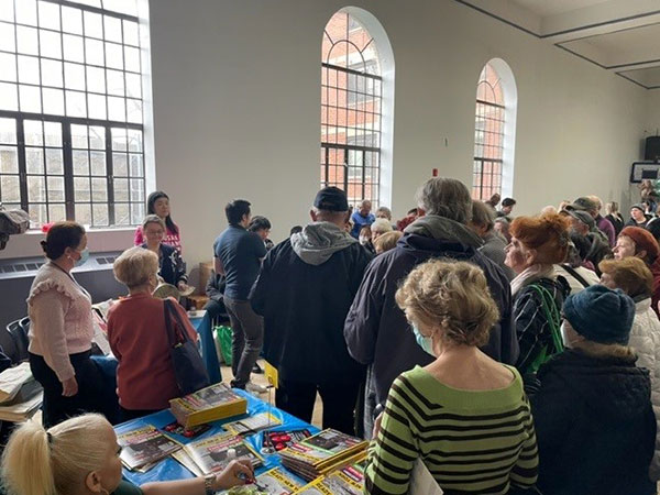 Student participants at the event.