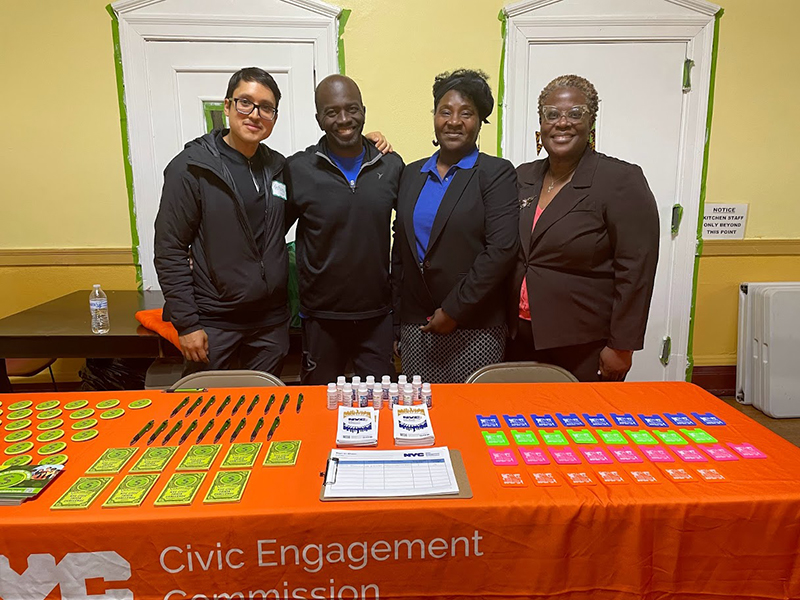 Mayor and CEC Chair & Executive Director Dr. Sarah Sayeed with participants