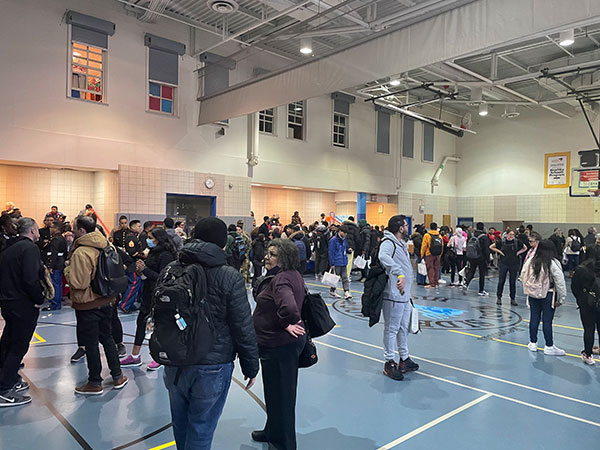 Participants at the event.