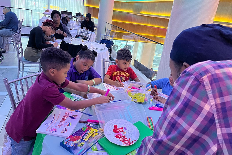 Fun activations at Idea Generation Sessions.