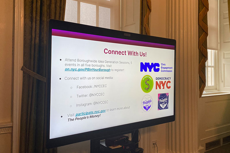 Participatory Budgeting deck.