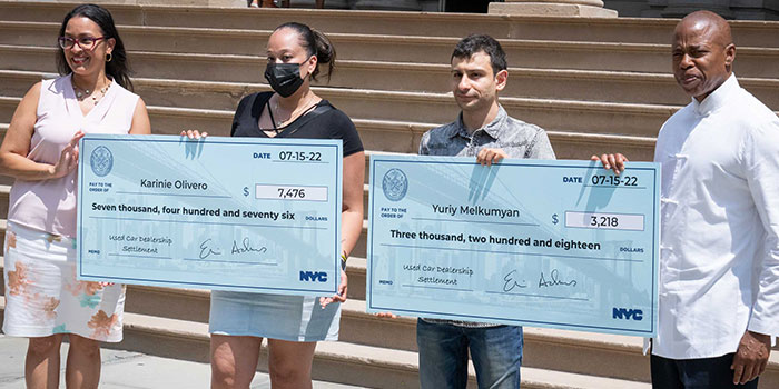 Used Car Consumers Get Restitution Checks