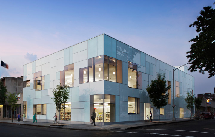 exterior of Children’s Library Discovery Center, Queens