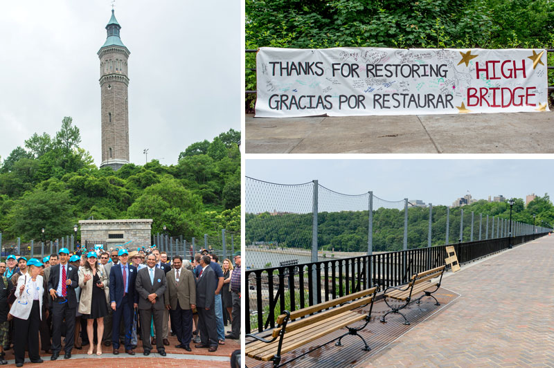 Images from the High Bridge ribbon cutting ceremony