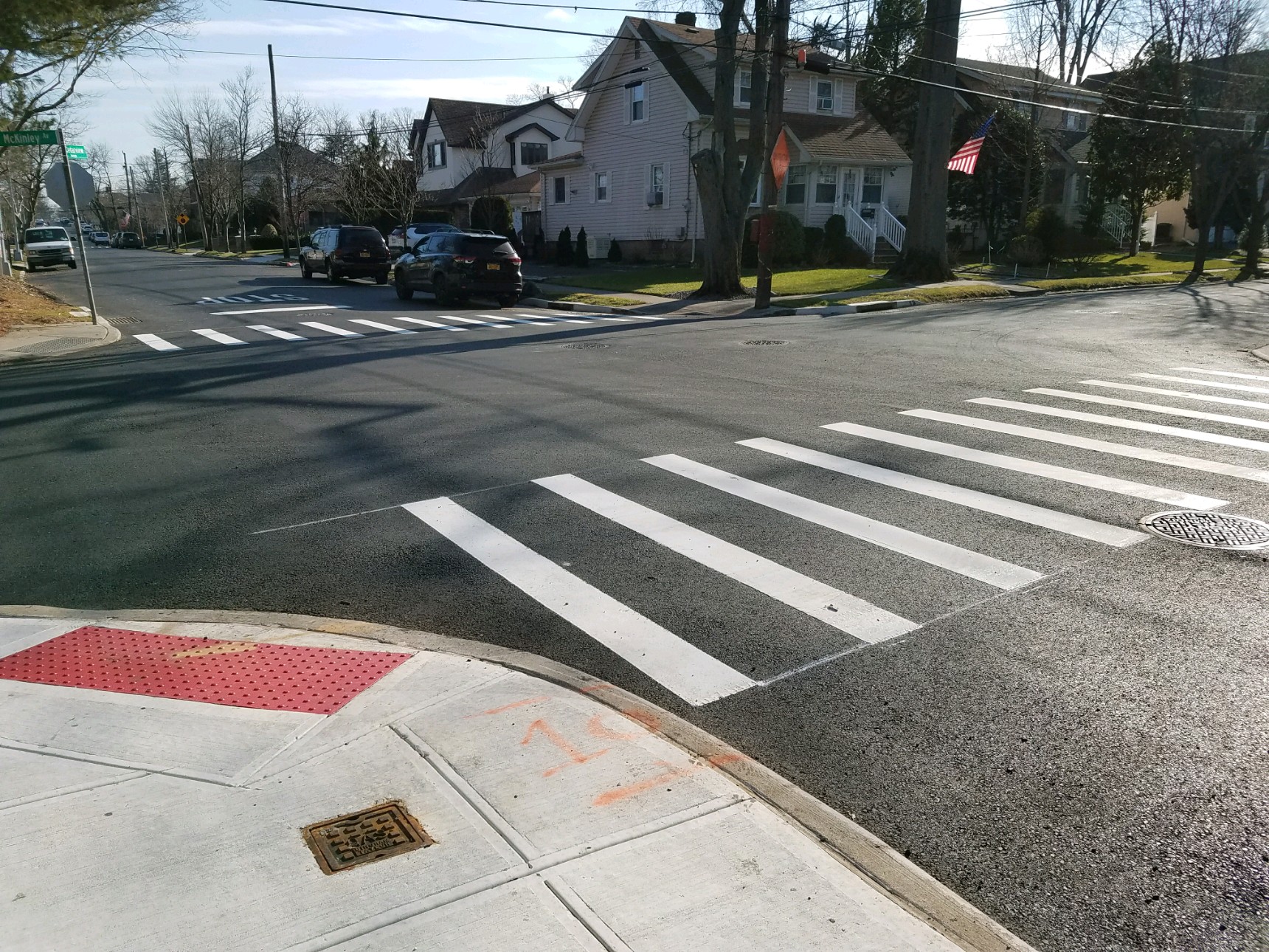 reconstructed roadway