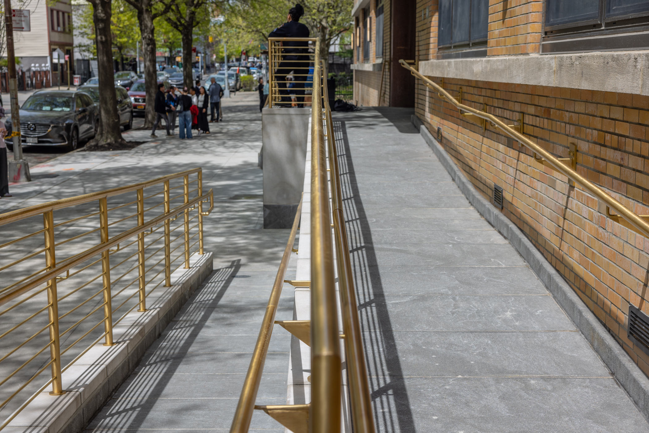 new ADA compliant ramp