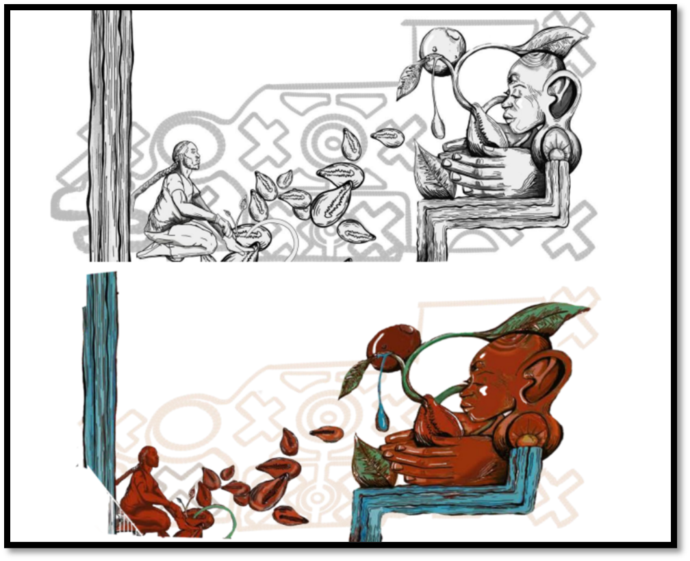 artist rendering of new piece on display at the new facility