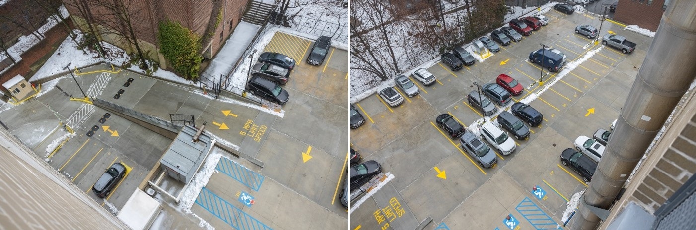 overhead view of new vehicular ramp