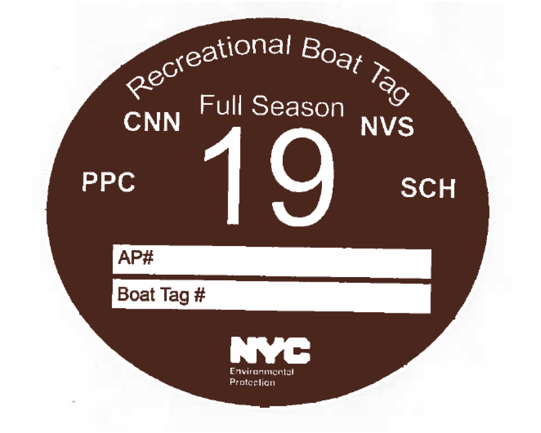 Full Season Recreational Boat Tag
