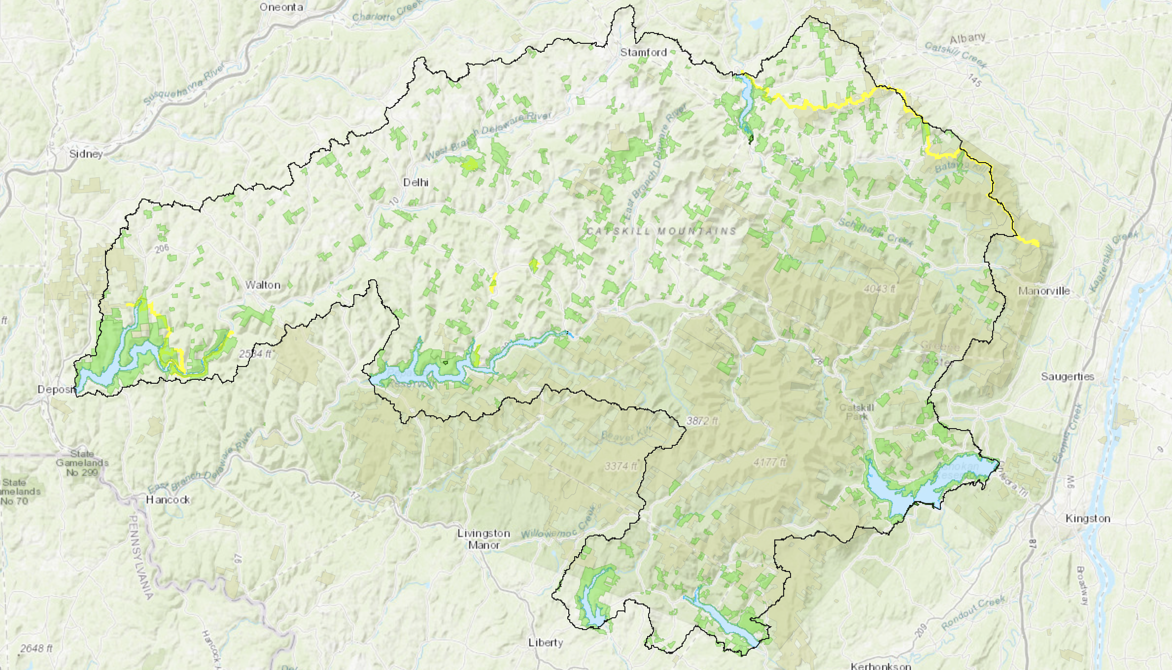 Recreation Areas Map