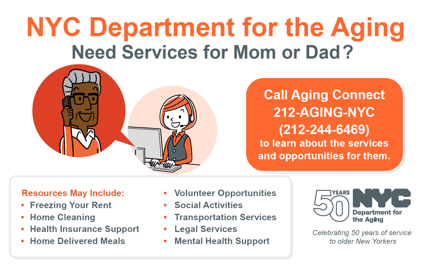 Aging Connect Phone number 212-244-6469.
                                           