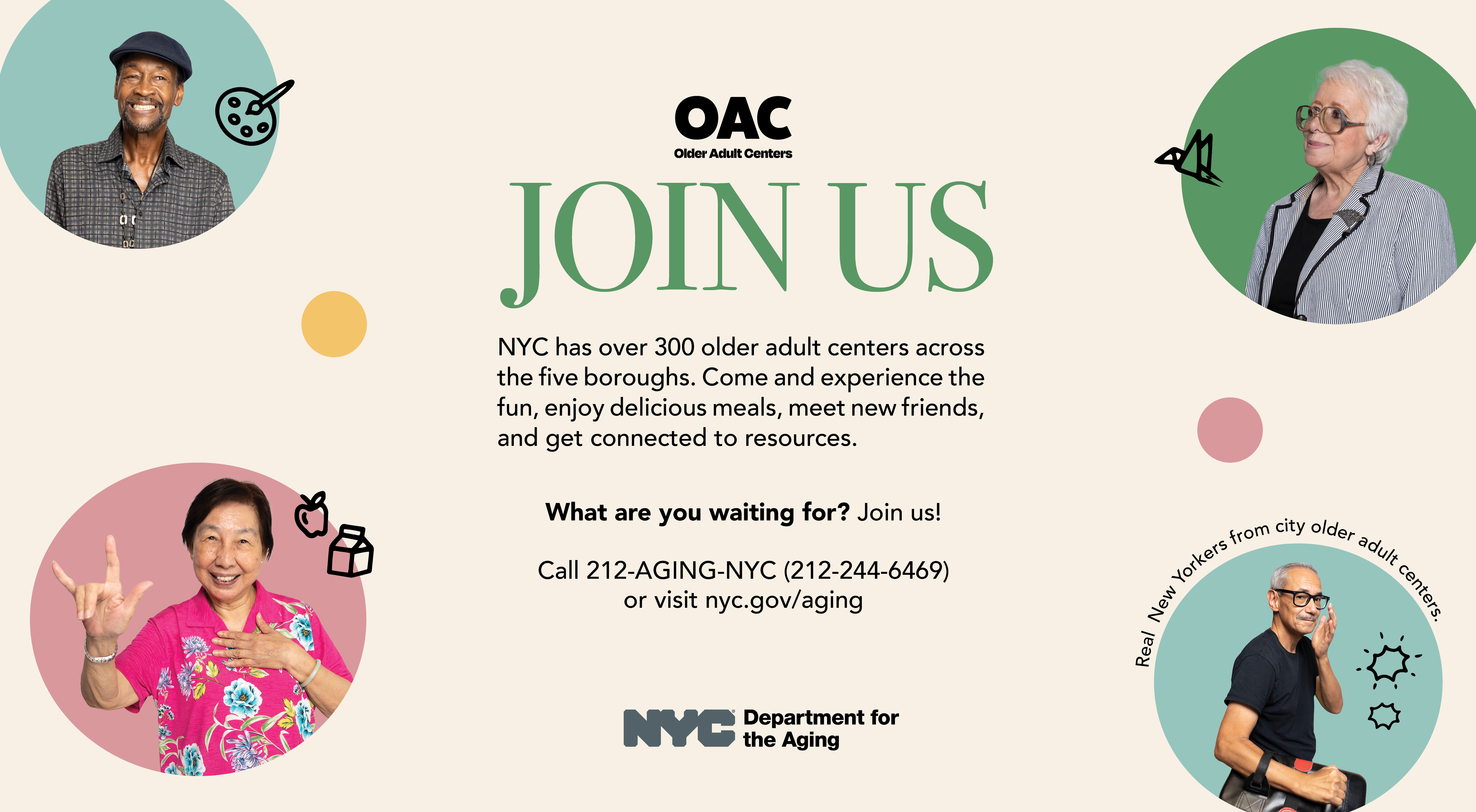 “Join Us” older adult center public service announcement