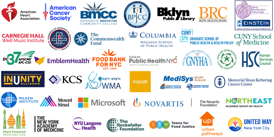 Collage of Healthy NYC Partner logos