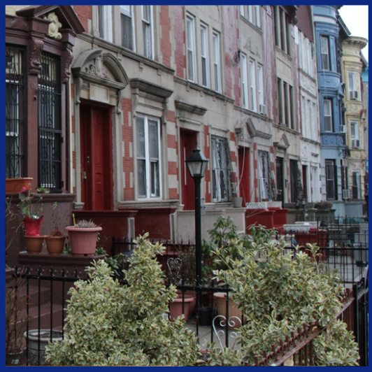 Houses in NYC Street