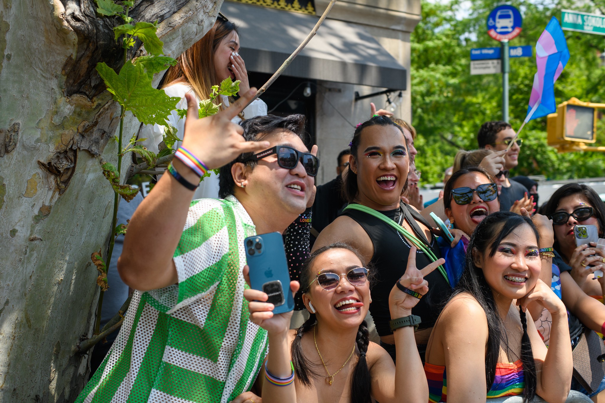 Midtown Pride attendees Celebrate.