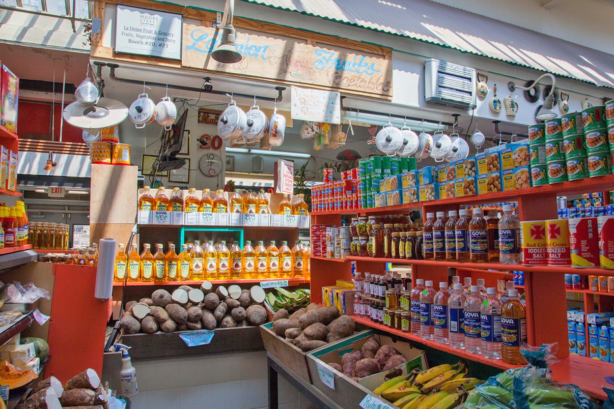 image of the outside of moore street market