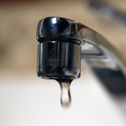 Leaking faucet