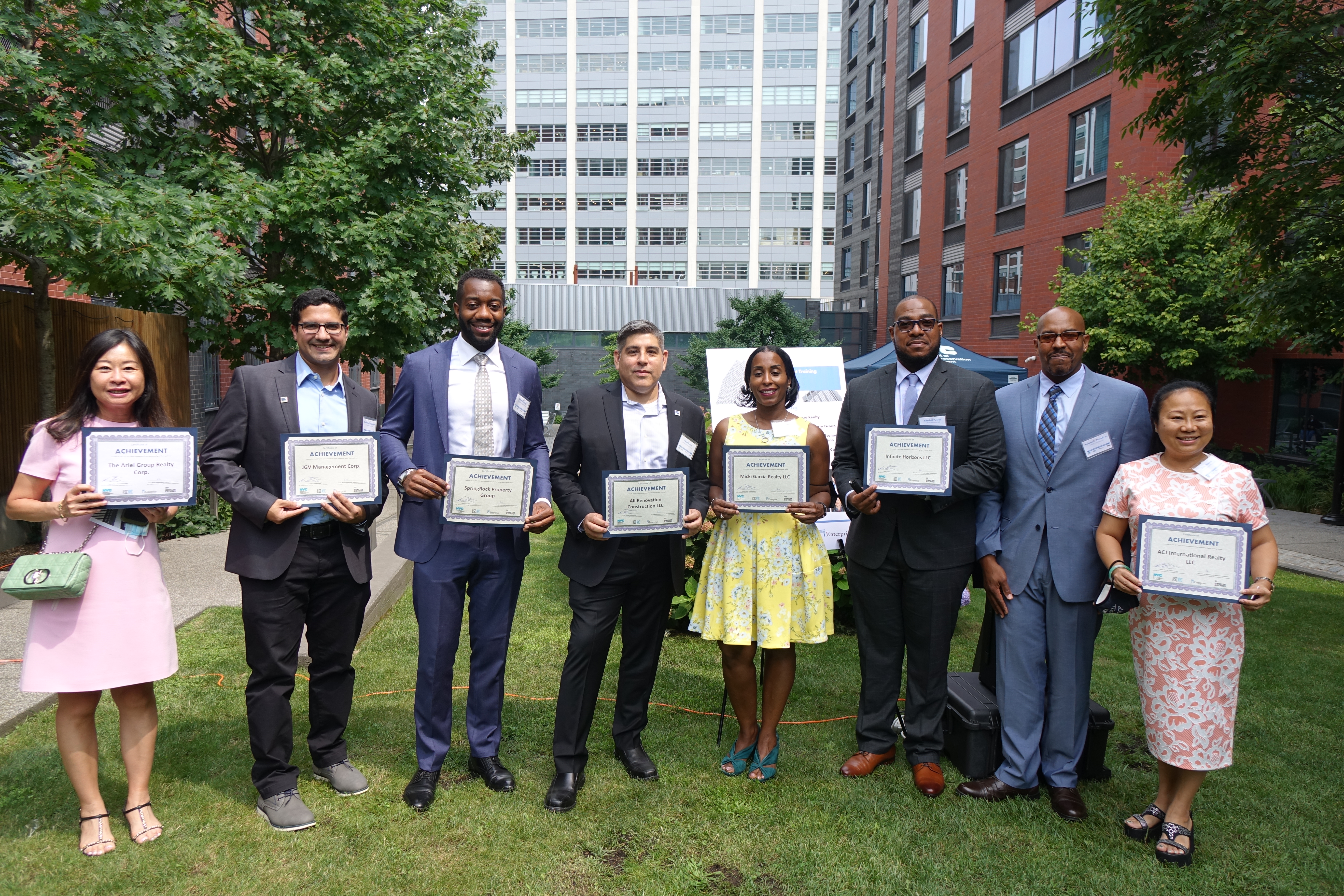 Group photo of Pathways to Opportunity graduates