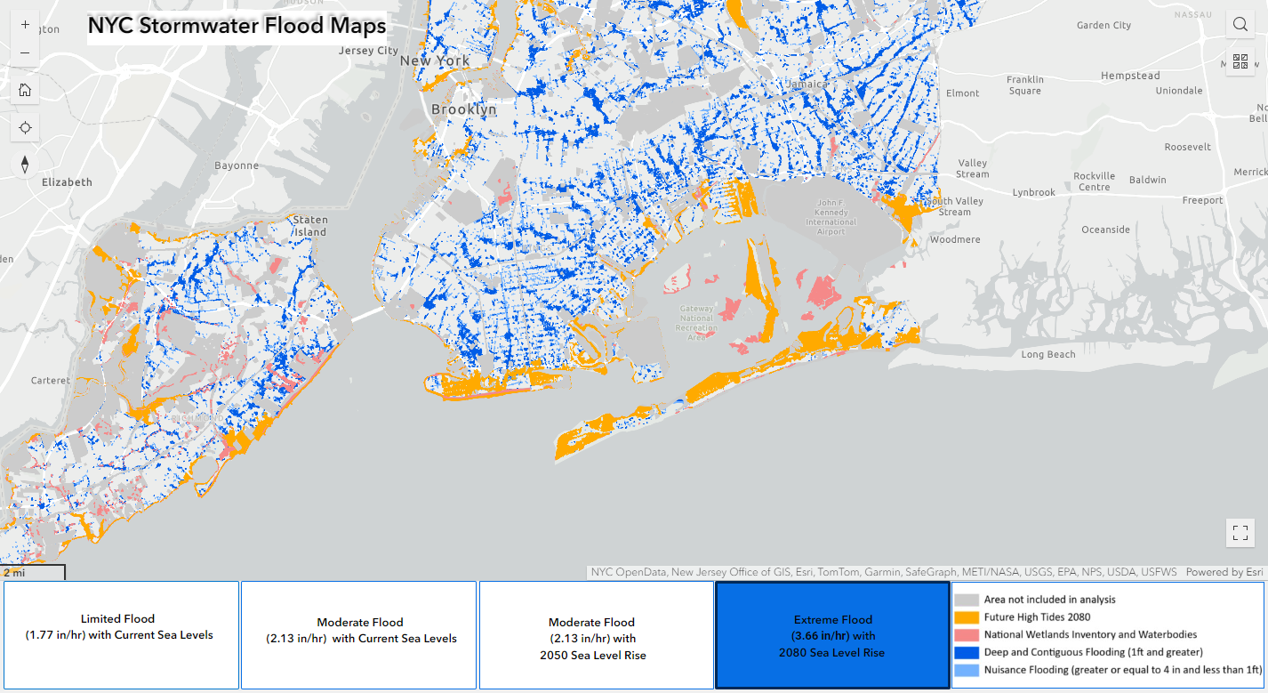 NYC Stormwater Flood Maps