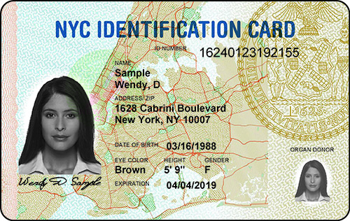 IDNYC card