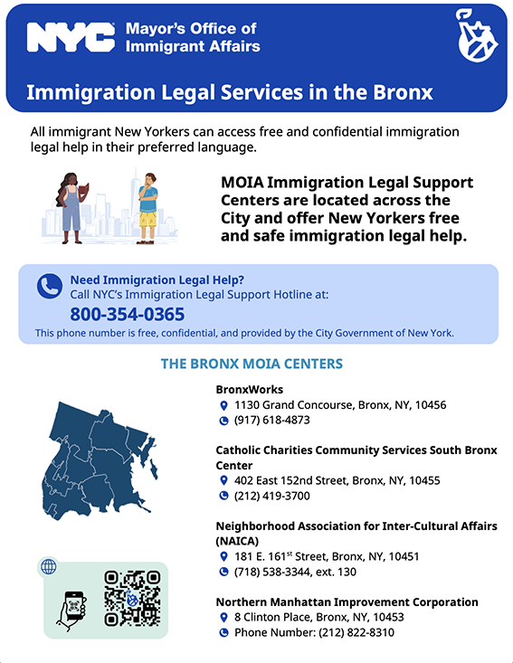 Bronx Thumbnail Immigration LSC Flyer