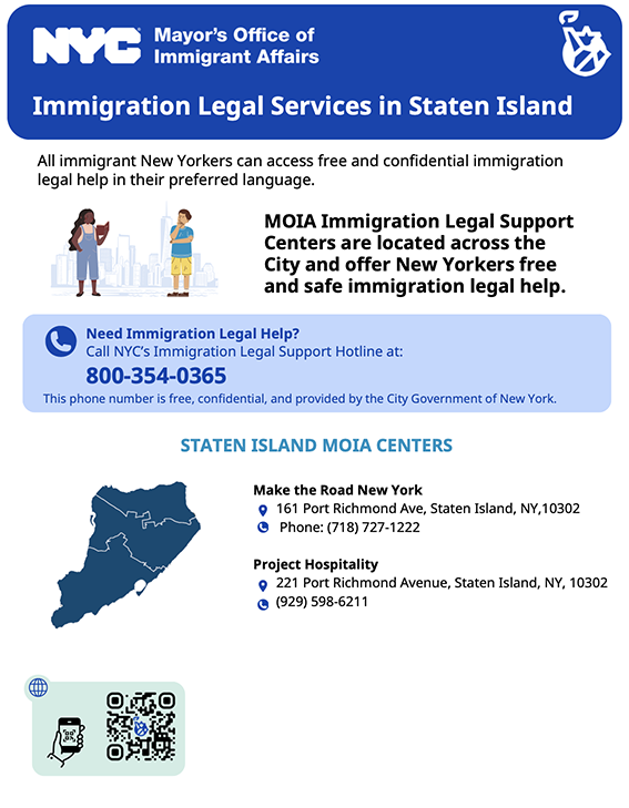 Staten Island Thumbnail Immigration LSC Flyer