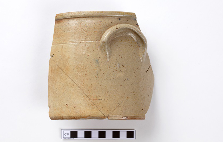 Seneca Village Stoneware Storage Jar