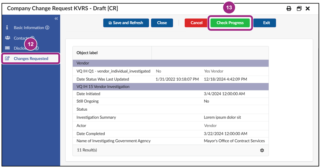 The Changes Requested tab.
