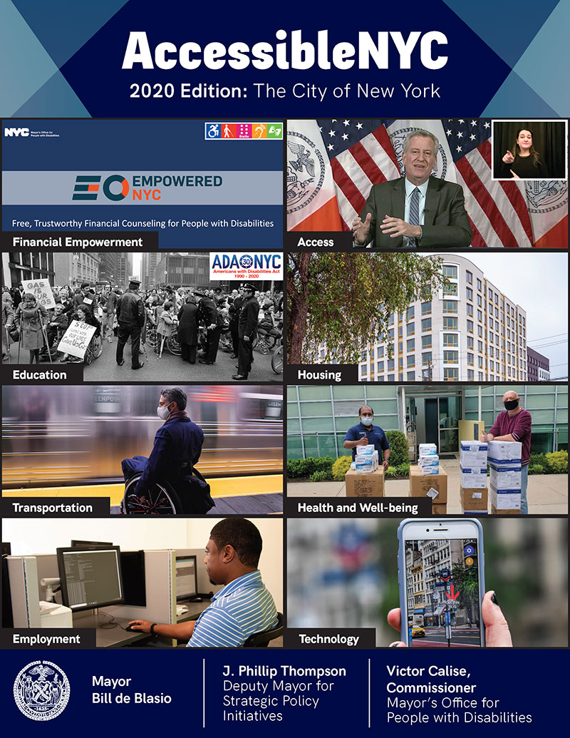 Cover of 2020 Edition of Accessible N Y C 