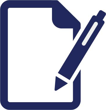 Pen and paper logo