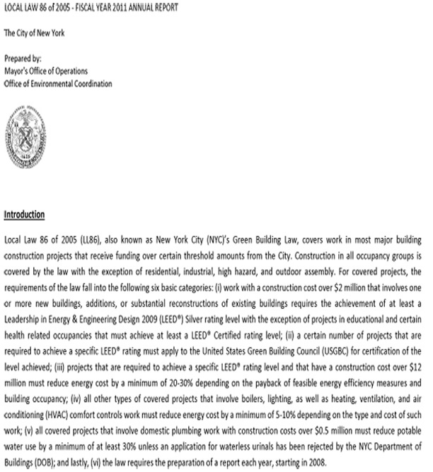 LL86 FY11 Annual Report Cover