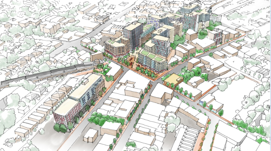 Downtown Far Rockaway Redevelopment Project Rendering
