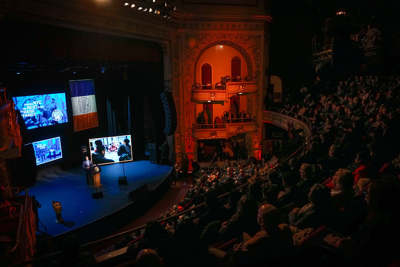 State of the City address at The Apollo Theater