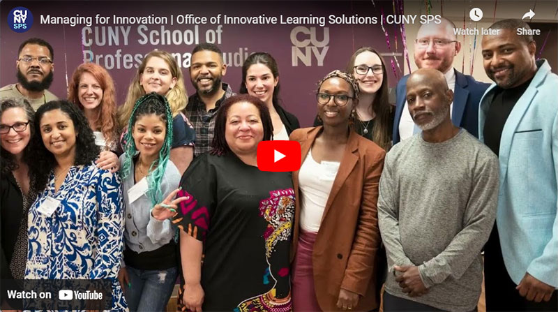 Screenshot from the Managing for Innovation video