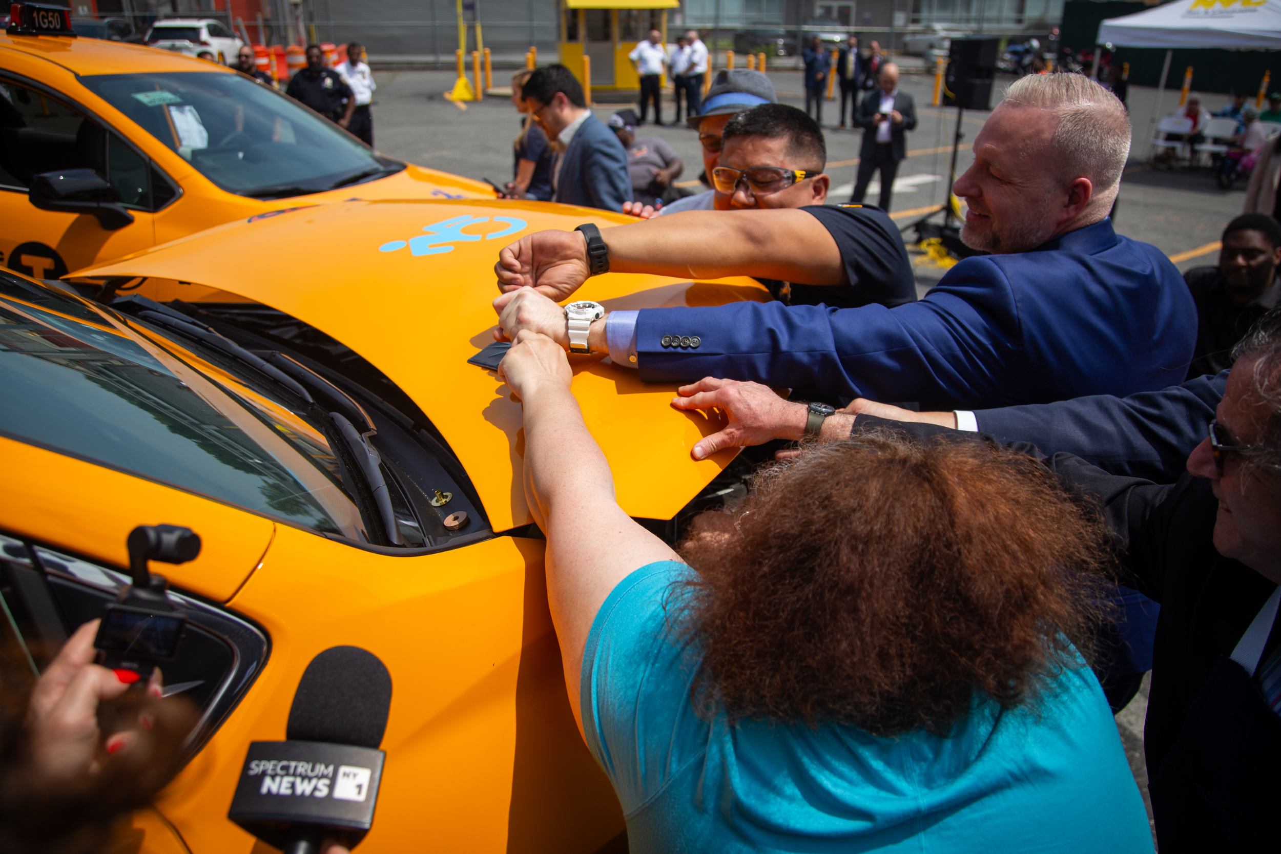 WAV Press Conference - Medallion attached