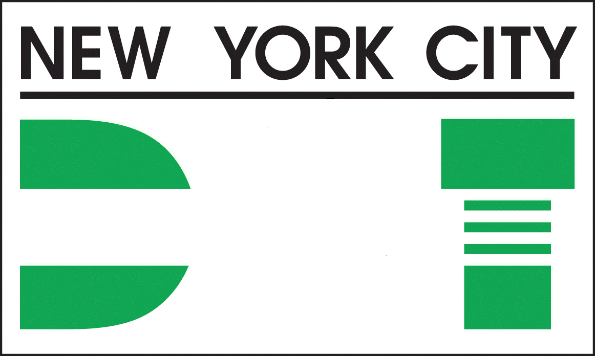 Gif of New York City Department of Transportation's logo with a soccer ball bouncing in the O's position in D-O-T